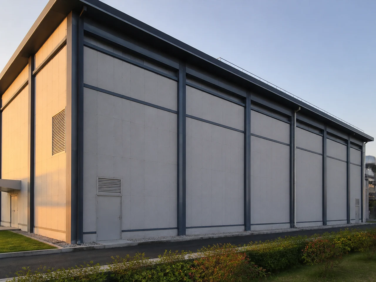 泄爆墙设备建筑应用效果示意